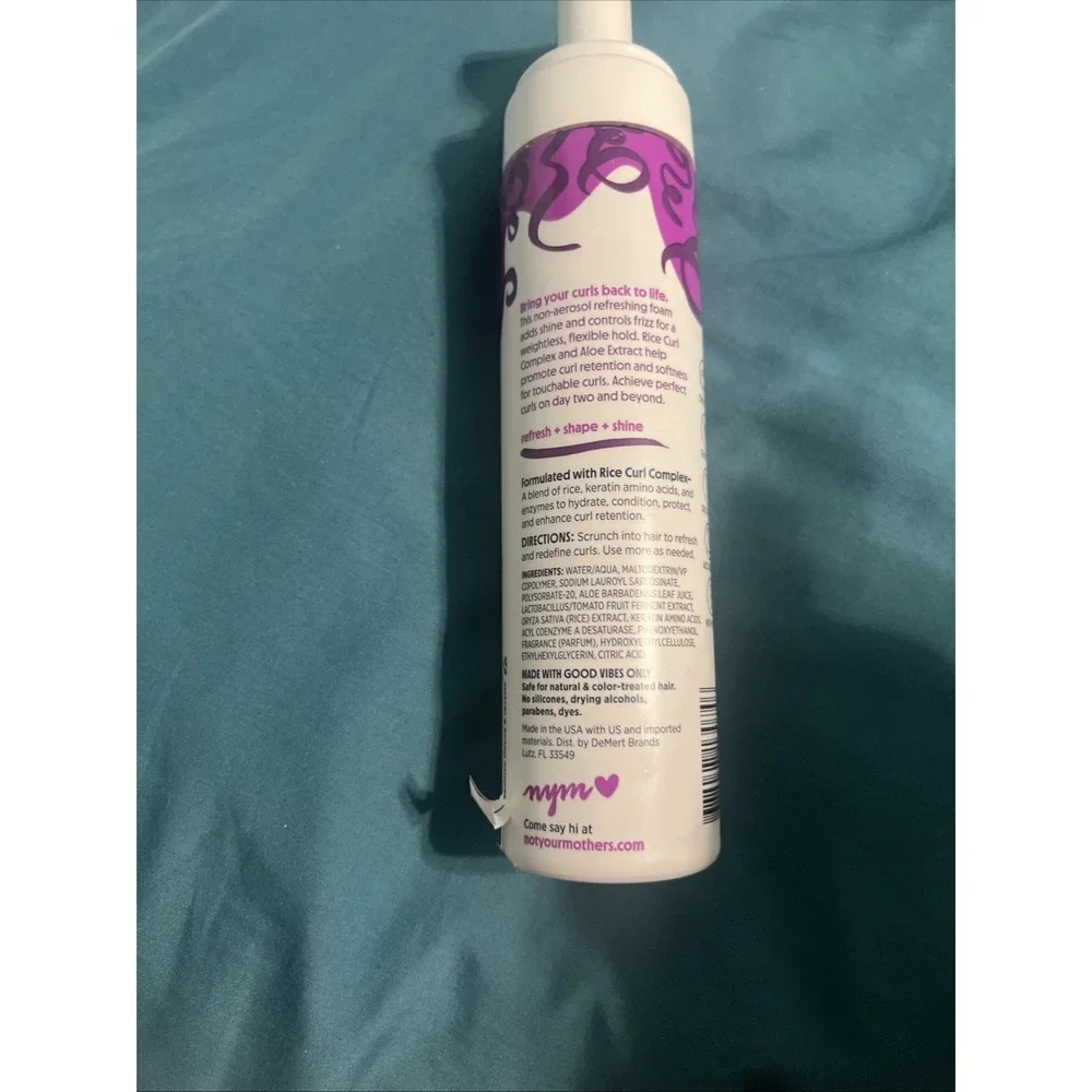 Not Your Mother's Curl Talk Refreshing Curl Foam 8 Fl.‎ Oz. Rice Curl Complex